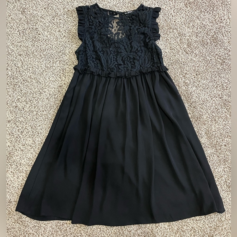 Black Lace Shein Dress